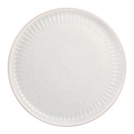 Prato 20,9cm Para Sobremesa Biseaute Em Ceramica Cor Branca L'Hermitage